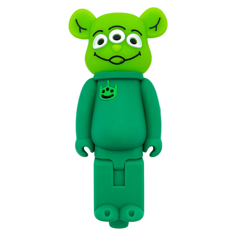 PIPA ALIEN TOY STORY DESMONTABLE DE SILICONA 11 CM VERDE-3