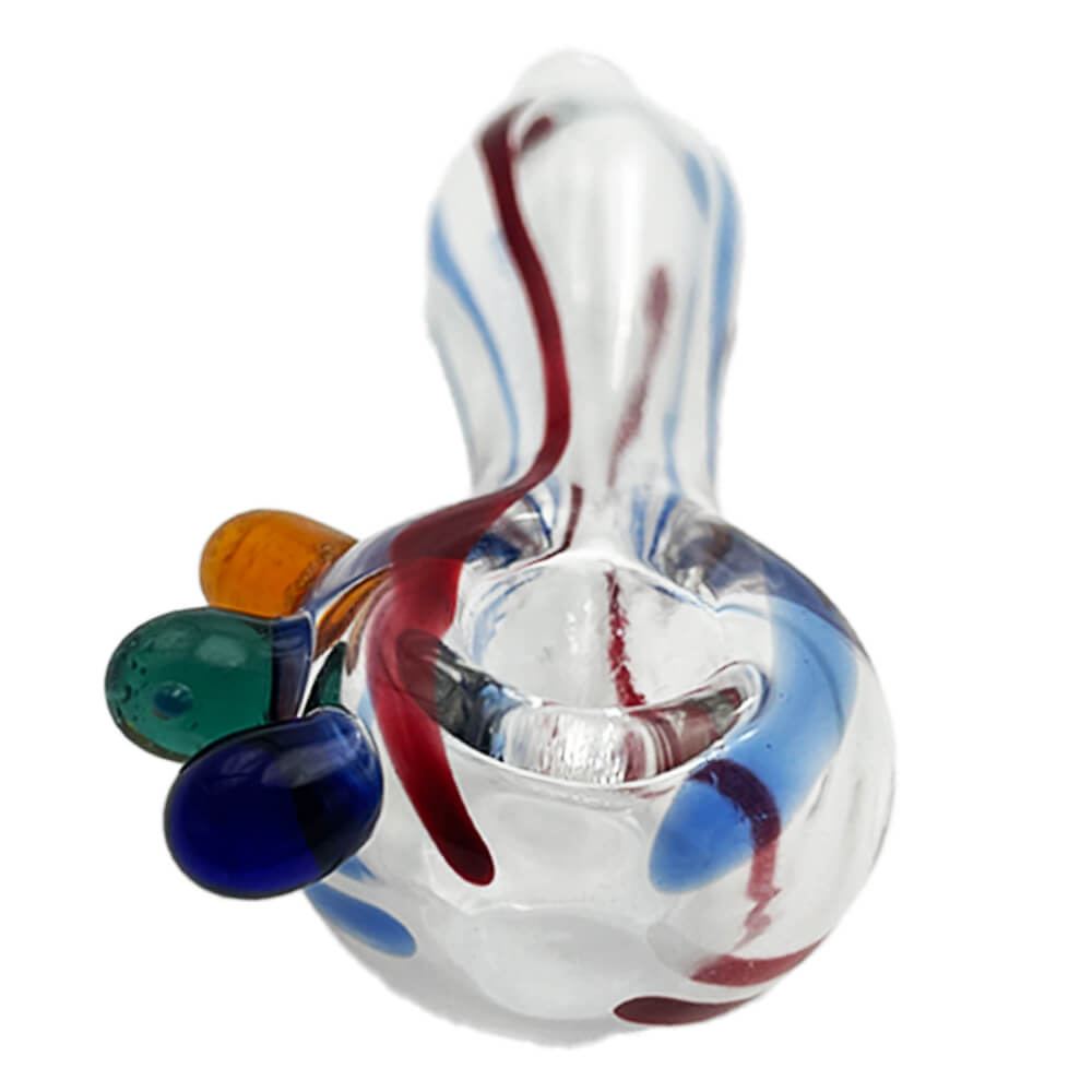 PIPA DE MURANO 7 – 9 CM MEDIANA LINEAS WEIRD-1