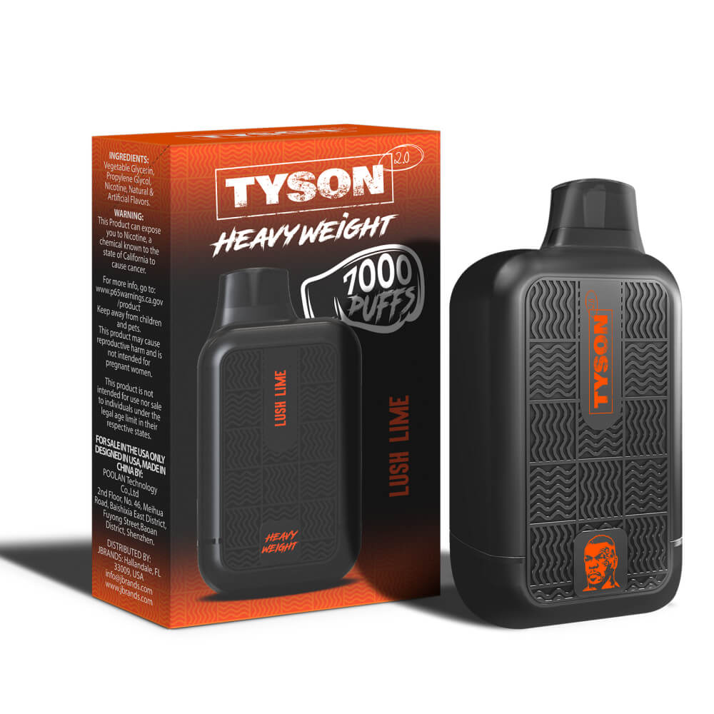 TYSON 2.0 7 000 PUFF APPLE DESECHABLE -15