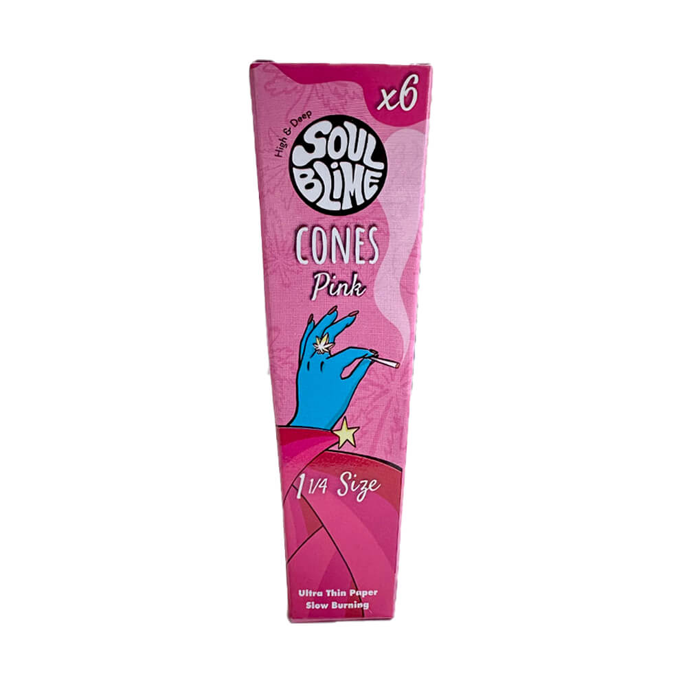 CONOS PINK SOULBLIME 1 14 PRE ENROLADOS 6 UNIDADES